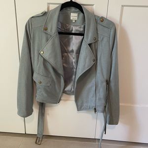 Suede Cropped Jacket